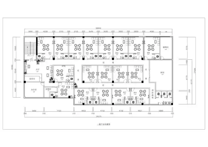 麻将包厢接待大堂装修效果图-公装设计-猪八戒网