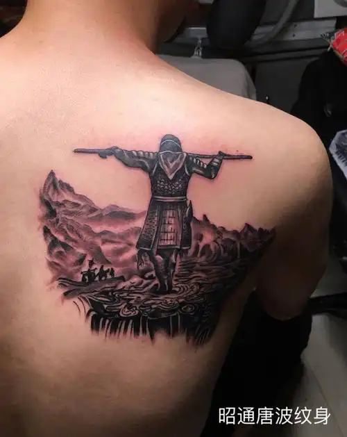 至尊宝纹身图片