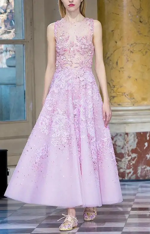 georgeshobeika最美秀场仙女系高定礼服又是春风拂柳时