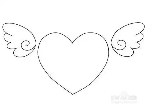 送给妈妈的爱心贺卡简笔画