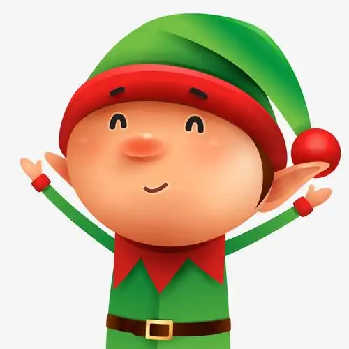 卡通可爱的圣诞节人物设计