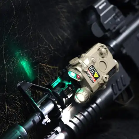 核道peq15锦明全功能红绿镭射激光战术电池盒改装配件水弹枪玩具