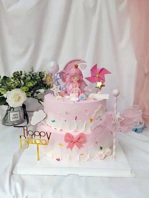 小公主双层水果奶油蛋糕