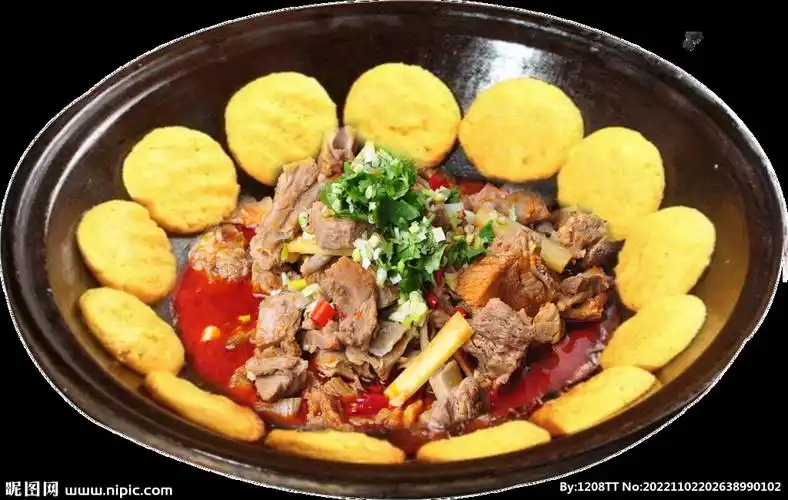羊肉锅铁锅炖