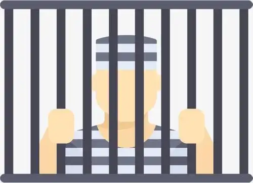 监狱简笔画彩色