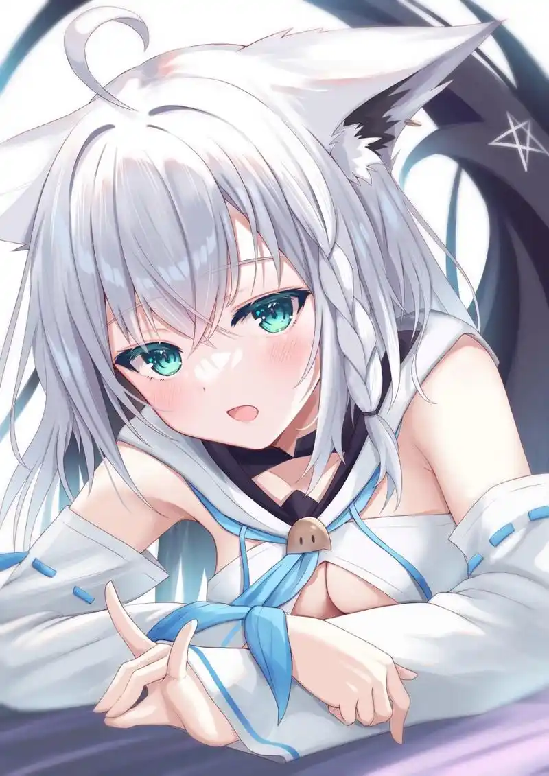 虚拟主播# 狐娘白上吹雪,以前很喜欢看她的直播,世事难预料[捂脸]