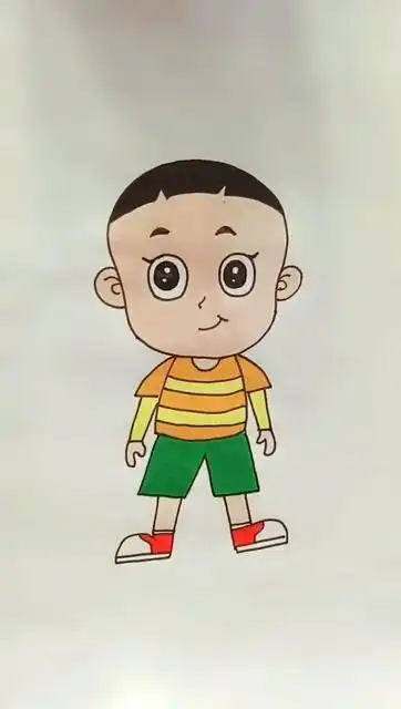 大头儿子简笔画,了解一下