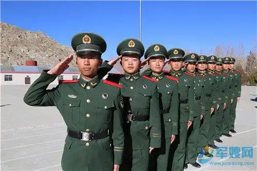 标准的军礼. 李坤 摄