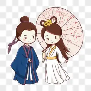 传说 神明白娘子与许仙素材