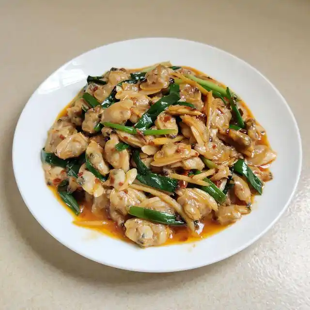 炒花甲肉,下饭又下酒,好吃极了