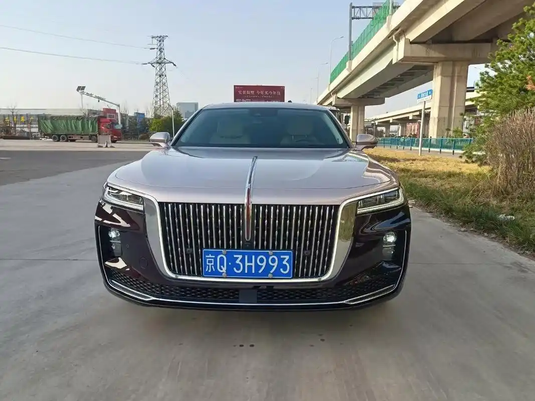 拿下22年差几天最美双拼配色红旗h9,3.0t四座,顶配指导价53.