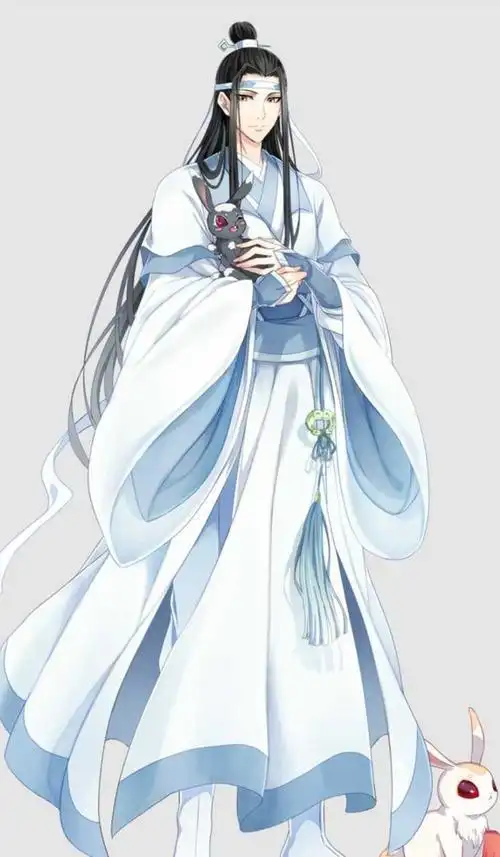 蓝忘机图片 魔道祖师蓝忘机图片动漫_布阁拉