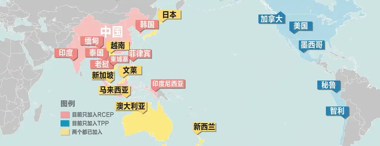 rcep现有15个成员国,包括东盟10国与中国,日本,韩国,澳大利亚