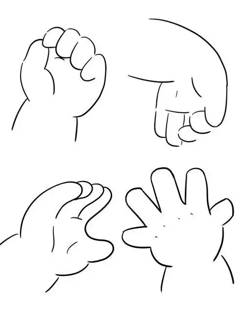 小手怎样画简笔画