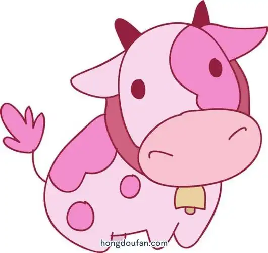 可打印的小牛简笔画涂色大全