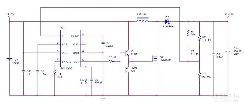 12v转24v升压电路图_电子街