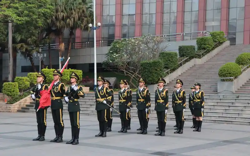 暨南大学国旗护卫队招新视频
