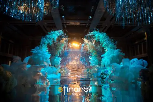【蓝白色梦幻婚礼】