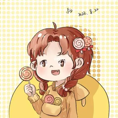 哦有颜色的麻花辫女孩