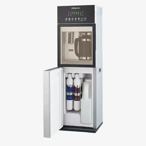 沁园立式净水器高清素材产品实物沁园jld8585xzro反渗透净水器饮水机