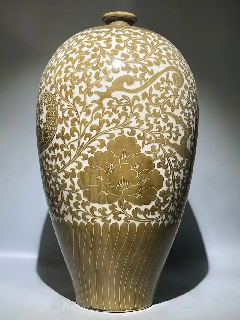 酱色定窑梅瓶#器物之美