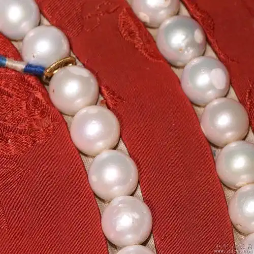 清代老珍珠朝珠一盘