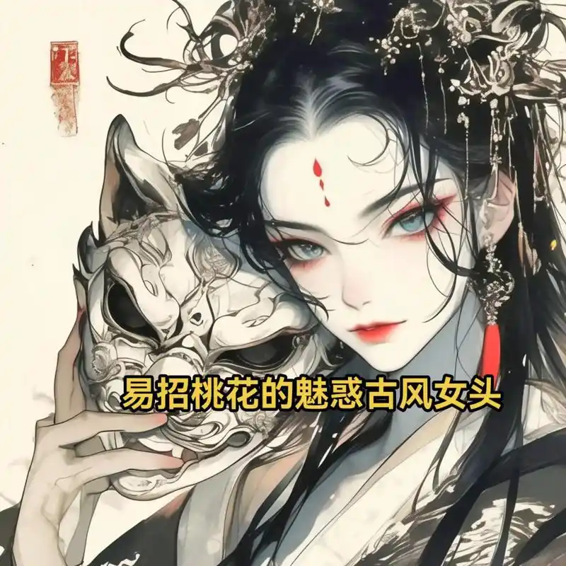 古风女头 #女生头像 #面具 #个性女头 #魅惑 - 抖音