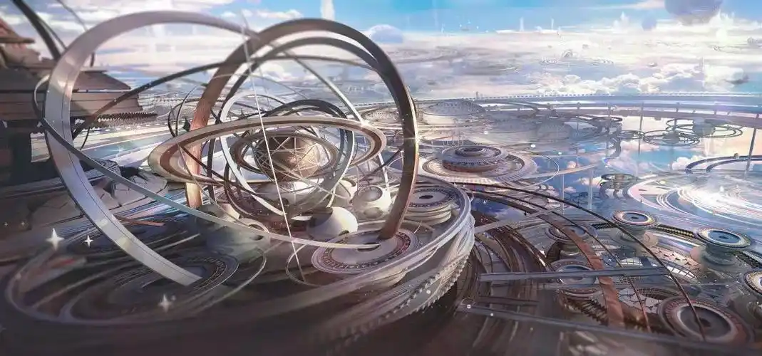 科技感炸裂未来世界の幻想二次元科幻风画作