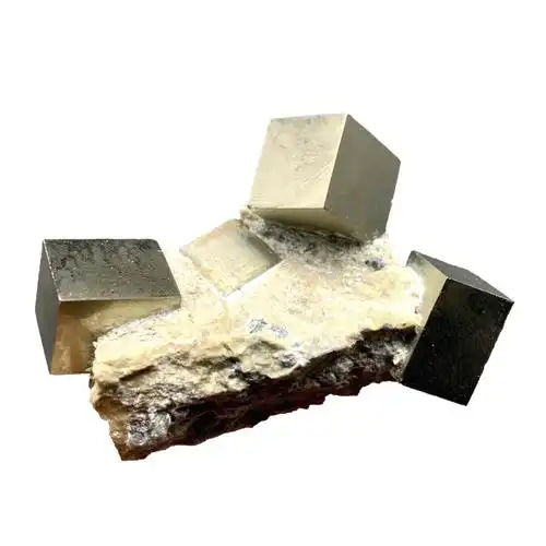 西班牙黄铁矿立方体矿物晶体教学标本矿石原石收藏摆件