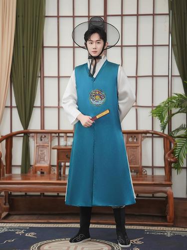 韩服男韩国宫廷古装延吉朝鲜族旅拍写真摄影婚礼服少数民族舞蹈服