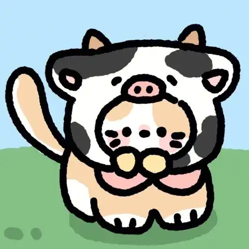 情头小奶牛提醒ee们天冷要加衣喔