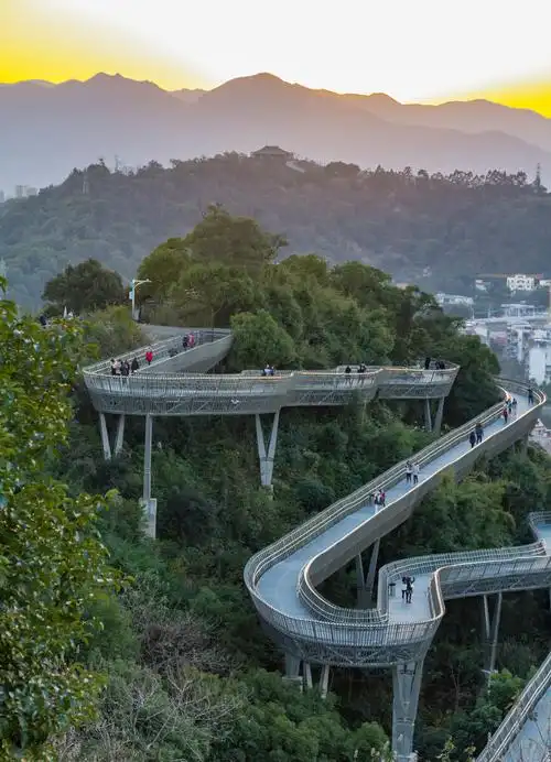 福州的福道城市森林栈道
