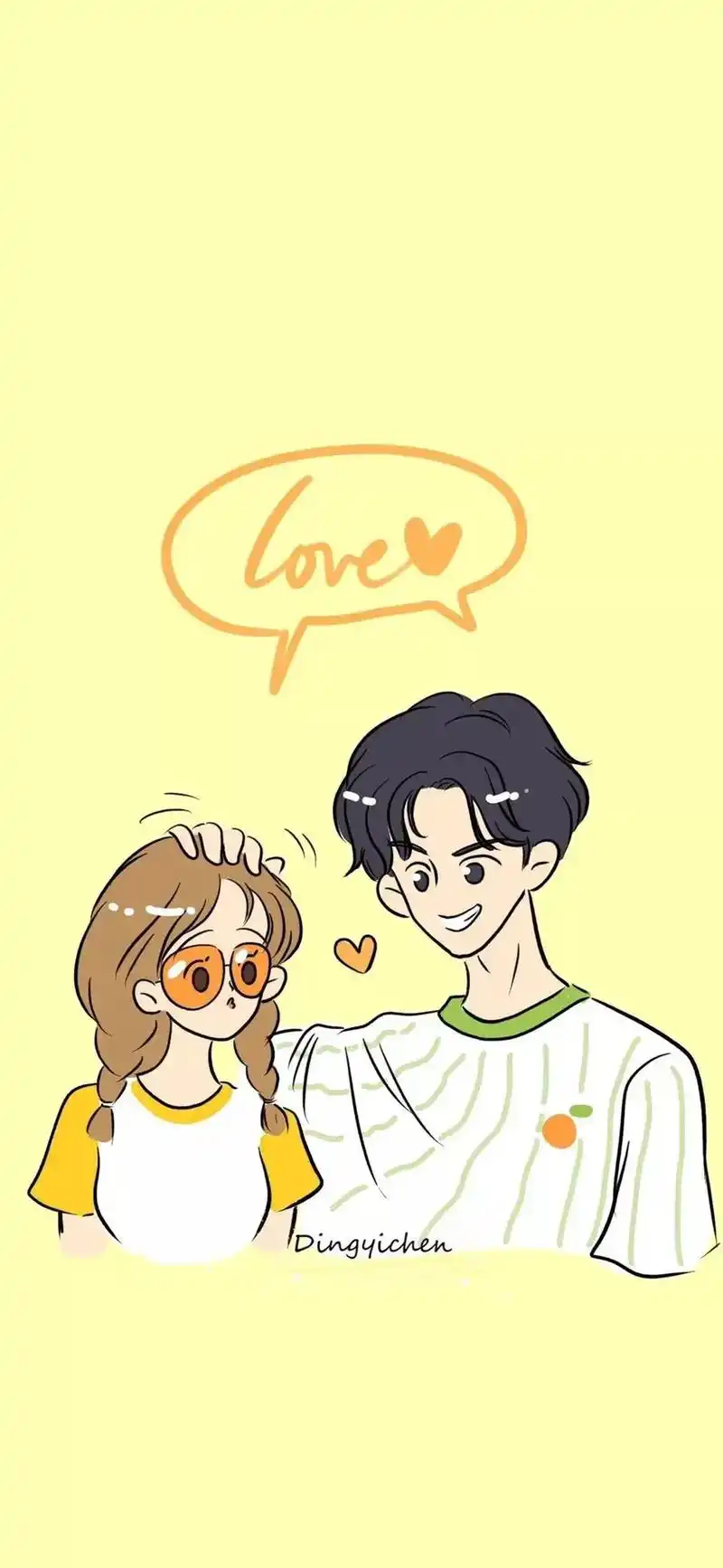 动漫情侣壁纸#高清壁纸 #壁纸潮图 #插画 - 抖音