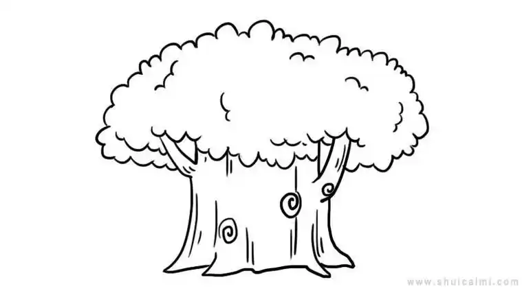 树儿童画怎么画大树简笔画图片大全大树简笔画步骤神气树简笔画各种各