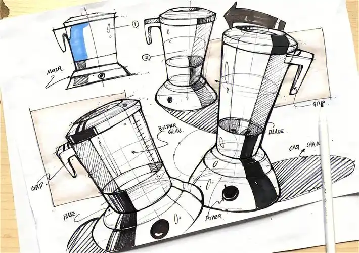 上课,午休各种摸鱼#设计  #工业设计手绘  #产品设计  #手绘  #工业