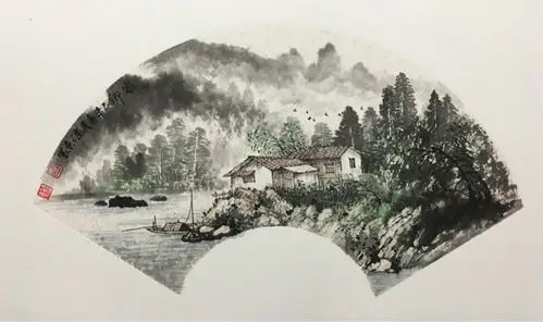 张建东山水画小品扇面选集