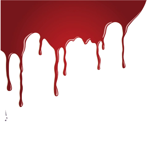 万圣节血滴效果