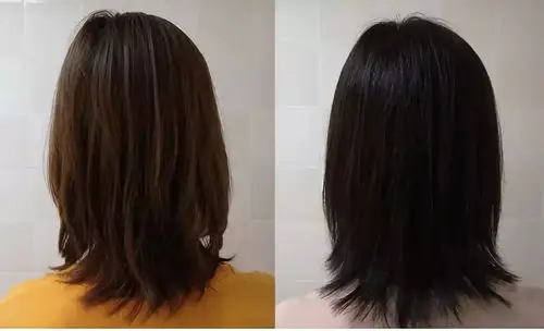 网友@goseph自然棕是偏深的棕色,染出来不会夸张,暗处看会有点像黑色