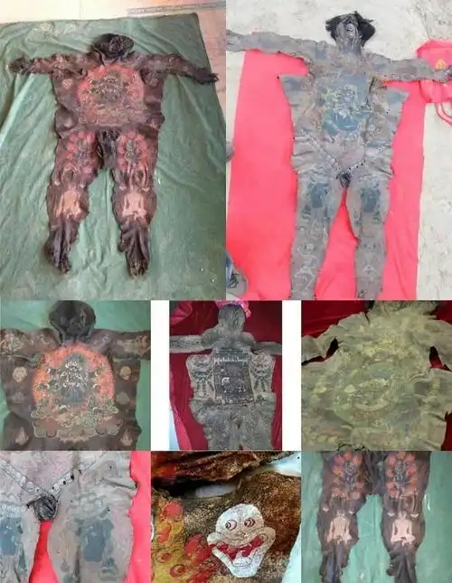 科普盗笔本传沙海藏海花里都或多或少提到过的人皮唐卡家人们要慎入做