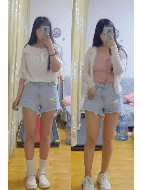 158106微胖姐妹一定不要害怕穿短裤
