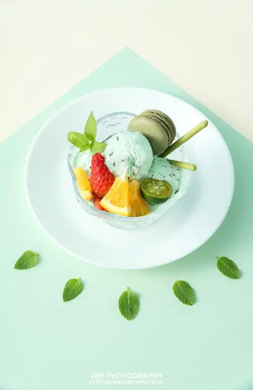 美食摄影 | 薄荷味雪糕 x hoking