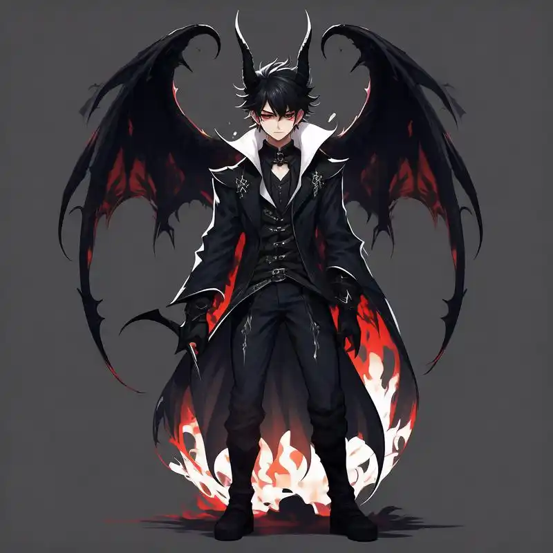 来看看这款恶魔男生头像吧!