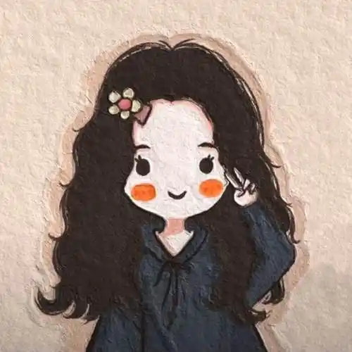 油画头像油画头像油画微信头像女卡通