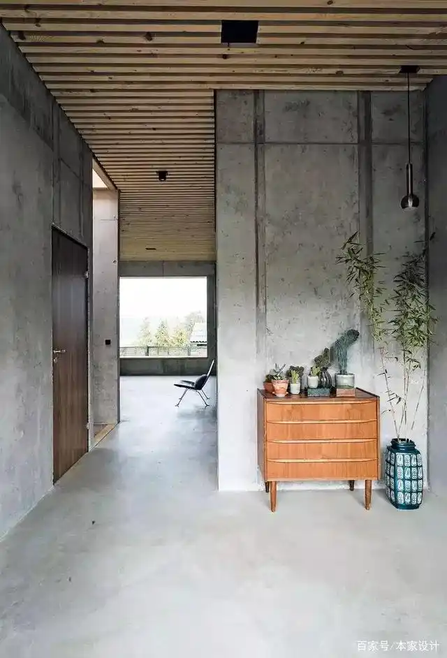 水泥墙的素颜之美,这样的装修你一定心动!