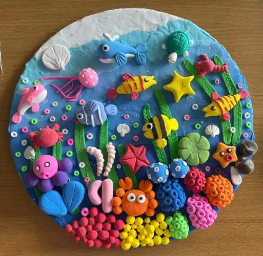 粘土海洋世界手工作品大集合!收藏做起来吧#超轻粘土