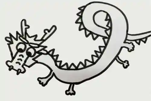 霸气龙简笔画怎么画 可爱彩色龙简笔画简单绘画教程