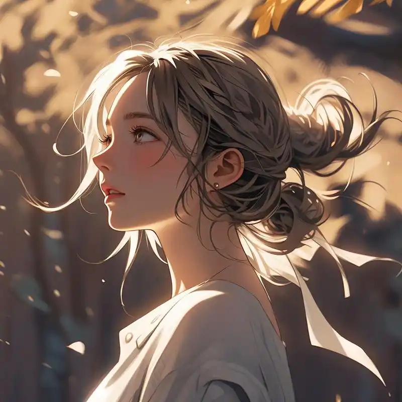 女生侧脸头像,高级又温柔93