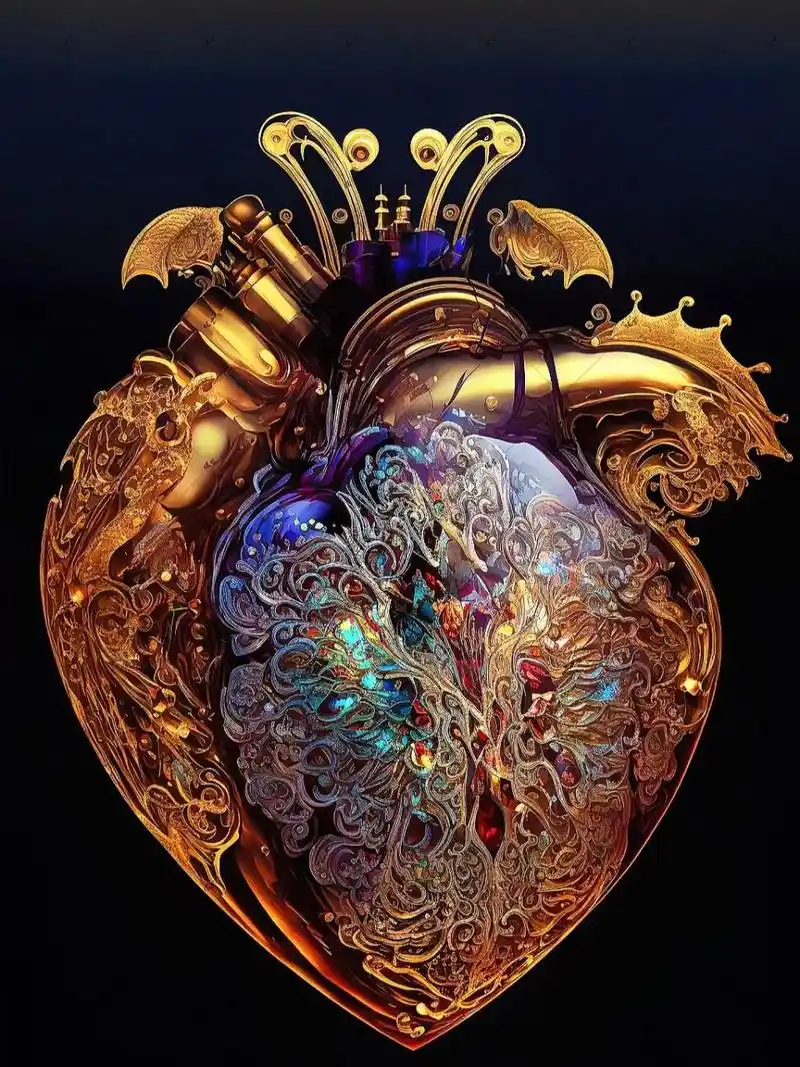 名 | 七窍玲珑心 #用插画表现情绪# #笔记灵感# 是谁的心脏这么强有力