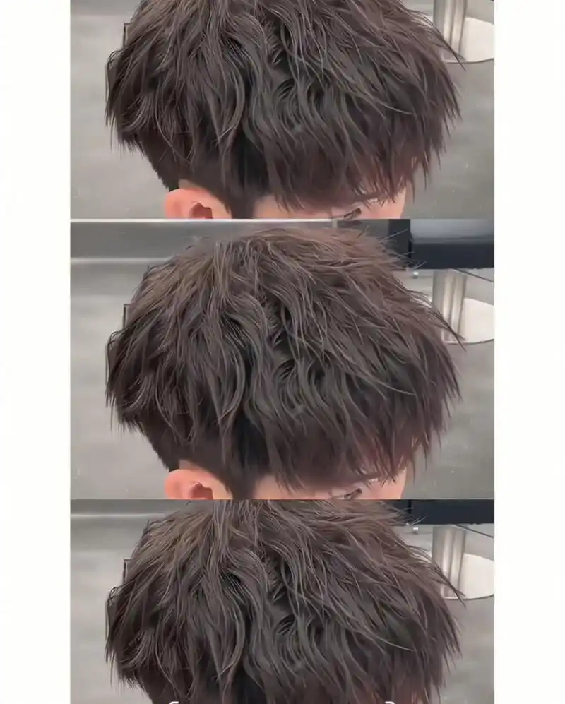 束状纹理烫 2023男生流行发型"束状纹理" 时尚 火爆全网的束状纹理烫
