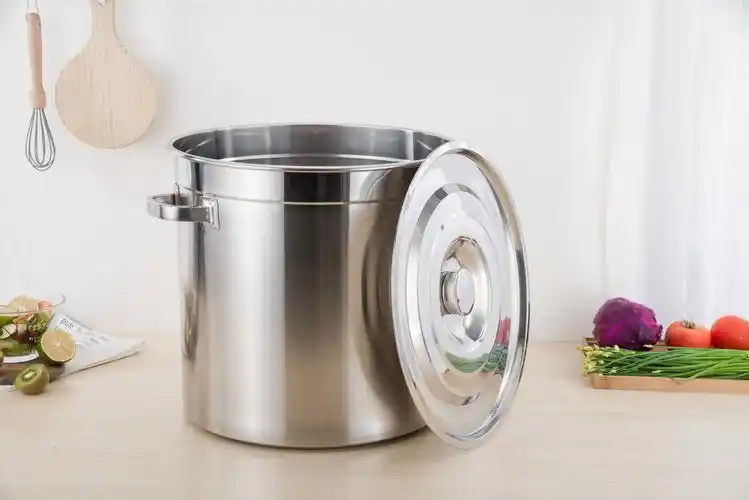 商用食品级不锈钢带盖汤桶加厚大容量多功能厚底汤锅炉灶适用2.